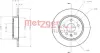 Тормозной диск METZGER 6110130 (фото 1)