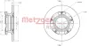Тормозной диск METZGER 6110205 (фото 1)