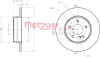 Тормозной диск METZGER 6110218 (фото 1)