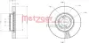 Тормозной диск METZGER 6110280 (фото 1)