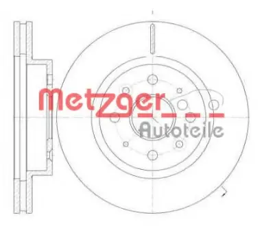Тормозной диск METZGER 6110310