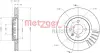 Тормозной диск METZGER 6110337 (фото 1)
