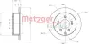 Тормозной диск METZGER 6110396 (фото 1)