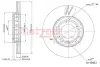 Тормозной диск METZGER 6110403 (фото 1)