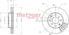 Тормозной диск METZGER 6110454 (фото 1)