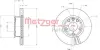 Тормозной диск METZGER 6110484 (фото 1)