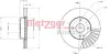 Тормозной диск METZGER 6110505 (фото 1)