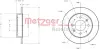 Тормозной диск METZGER 6110510 (фото 1)