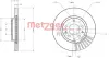 Тормозной диск METZGER 6110541 (фото 1)