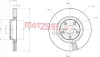 Тормозной диск METZGER 6110542 (фото 1)