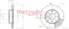 Тормозной диск METZGER 6110545 (фото 1)