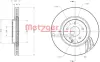 Тормозной диск METZGER 6110553 (фото 1)