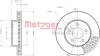 Тормозной диск METZGER 6110560 (фото 1)