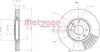 Тормозной диск METZGER 6110562 (фото 1)
