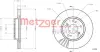 Тормозной диск METZGER 6110599 (фото 1)