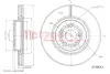 Тормозной диск METZGER 6110612 (фото 1)