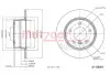 Тормозной диск METZGER 6110649 (фото 1)