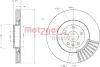 Тормозной диск METZGER 6110669 (фото 1)