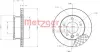 Тормозной диск METZGER 6110676 (фото 1)