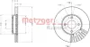 Тормозной диск METZGER 6110680 (фото 1)