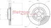 Тормозной диск METZGER 6110695 (фото 1)