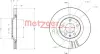 Тормозной диск METZGER 6110697 (фото 1)