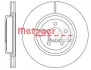 Тормозной диск METZGER 6126910 (фото 1)