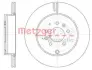 Тормозной диск METZGER 6140210 (фото 1)