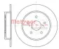 Тормозной диск METZGER 6142500 (фото 1)