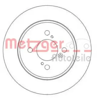 Тормозной диск METZGER 6148300