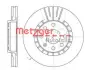 Тормозной диск METZGER 617810 (фото 1)
