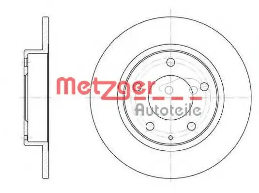 Тормозной диск METZGER 620600 (фото 1)