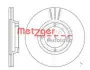 Тормозной диск METZGER 637410 (фото 1)