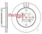 Тормозной диск METZGER 639910 (фото 1)