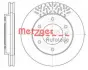 Тормозной диск METZGER 663910 (фото 1)