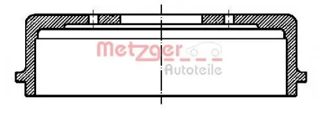 Тормозной барабан METZGER BT1113