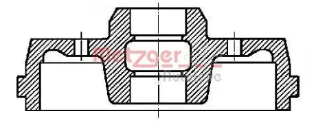 Тормозной барабан METZGER BT728