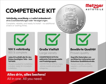 Комплект тормозных колодок METZGER KT2488