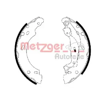 Комплект тормозных колодок METZGER MG112