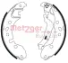 Комплект тормозных колодок METZGER MG130 (фото 1)