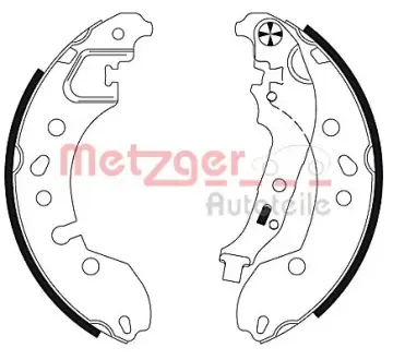 Комплект тормозных колодок METZGER MG130