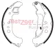 Комплект тормозных колодок METZGER MG132 (фото 1)