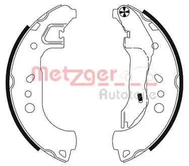 Комплект тормозных колодок METZGER MG132