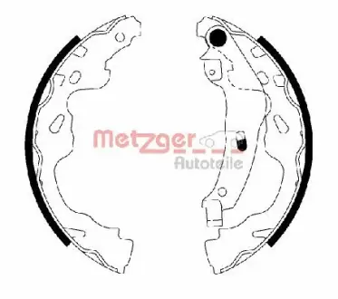 Комплект тормозных колодок METZGER MG209