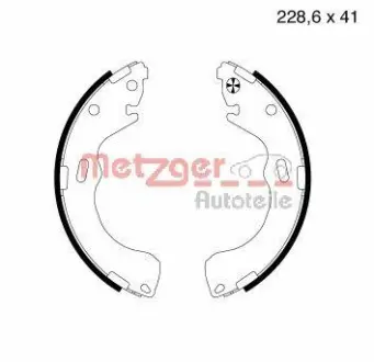 Комплект тормозных колодок METZGER MG732