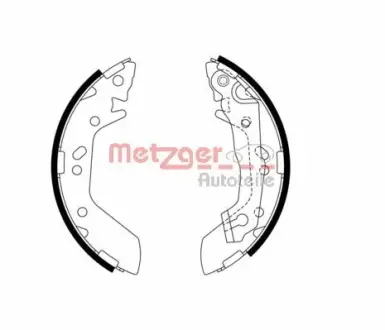 Комплект тормозных колодок METZGER MG974