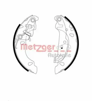 Комплект тормозных колодок METZGER MG976