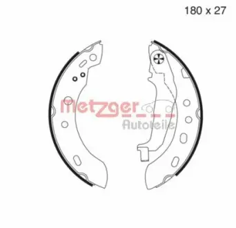 Комплект тормозных колодок METZGER MG977