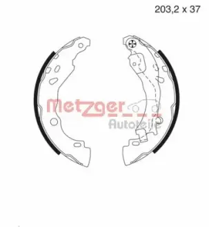 Комплект тормозных колодок METZGER MG982
