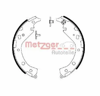 Комплект тормозных колодок METZGER MG995